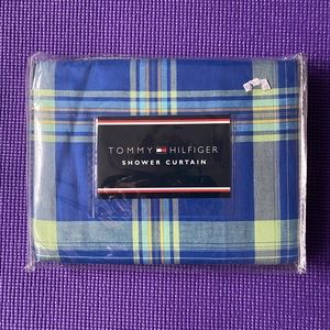 Tommy Hilfiger plaid shower curtain